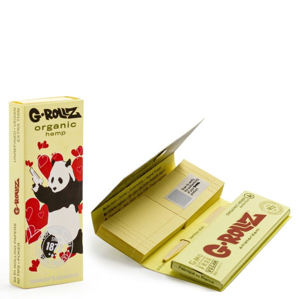 G-Rollz Rolling Papers 1 1/4 + Tips 24 ct