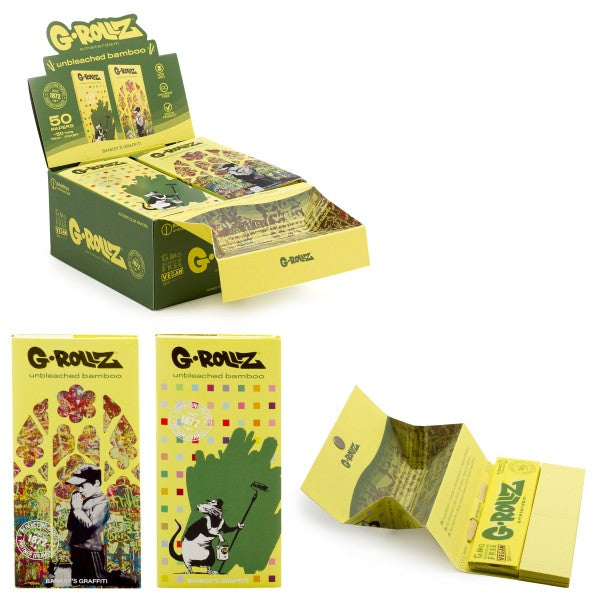G-rollz | Banksy Graffiti KS Papers + Tips + Tray 16ct.