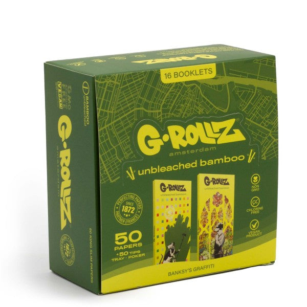 G-rollz | Banksy Graffiti KS Papers + Tips + Tray 16ct.