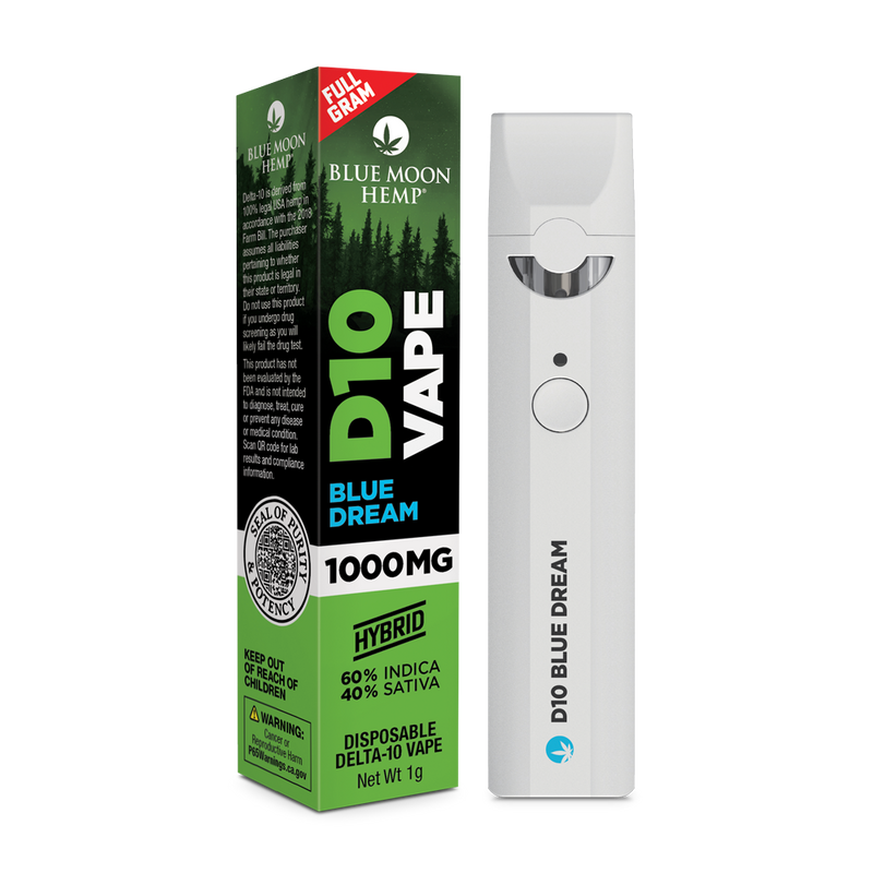 Vaporizador Desechable Delta 8 , Delta 10, HHC Blue Moon Hemp