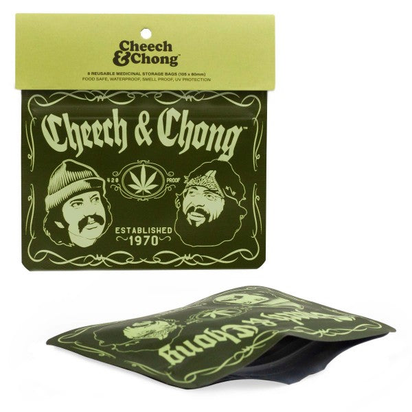 G-Rollz | Cheech & Chong Smell Proof Bags - 10pcs per bag - 65 x 85mm
