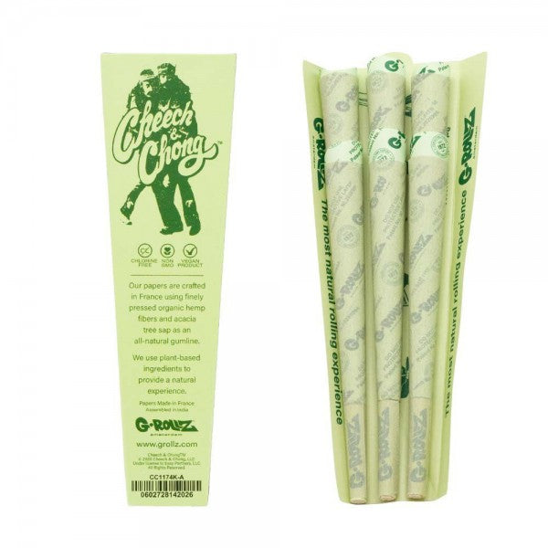 G-ROLLZ | Cheech & Chong(TM) - 6 KS Cones In Each Pack and 24 Packs In Display