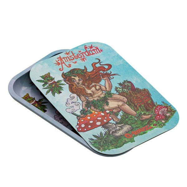 G-Rollz | Medium Rolling Tray with Magnet Cover 27.5 x 17.5 cm