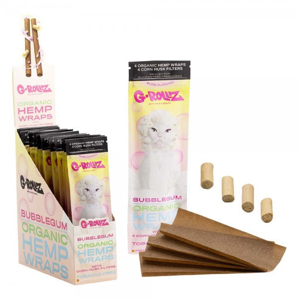 G-Rollz Pet Rock 4 Organic Hemp Wraps with Filters