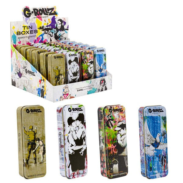 G-Rollz | Small Storage Box Display 24ct. 12x4x2.5cm