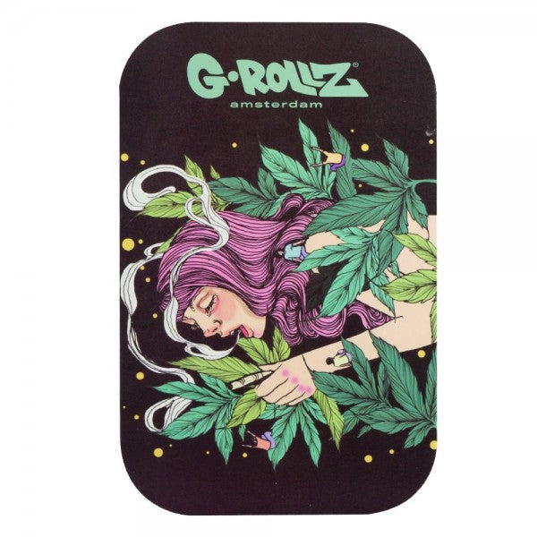 G-Rollz | Medium Rolling Tray with Magnet Cover 27.5 x 17.5 cm