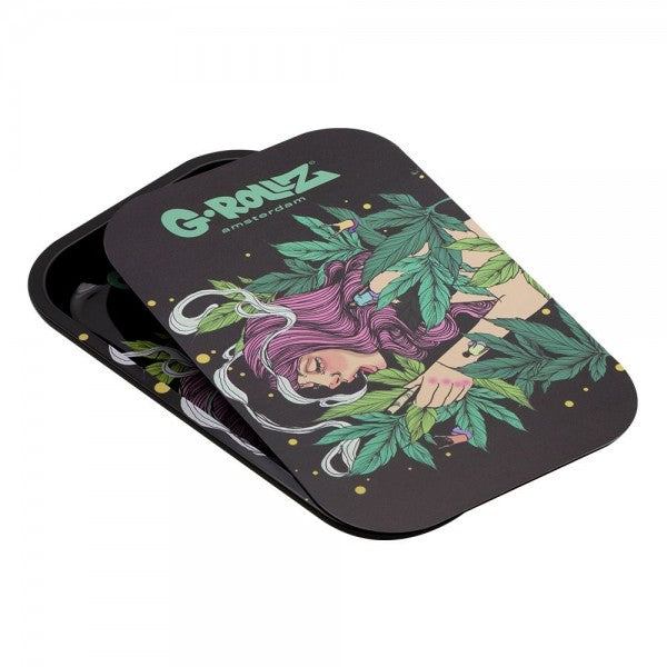 G-Rollz | Medium Rolling Tray with Magnet Cover 27.5 x 17.5 cm