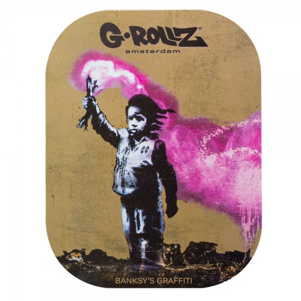 G-Rollz | Banksy's Graffiti Small Tray with Magnet Cover