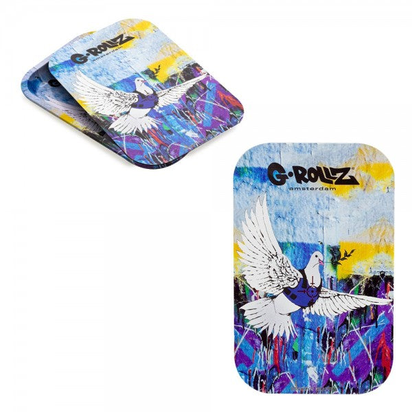 G-Rollz | Banksy's Graffiti Medium Tray with Magnet Cover 27.5 x 17.5 cm