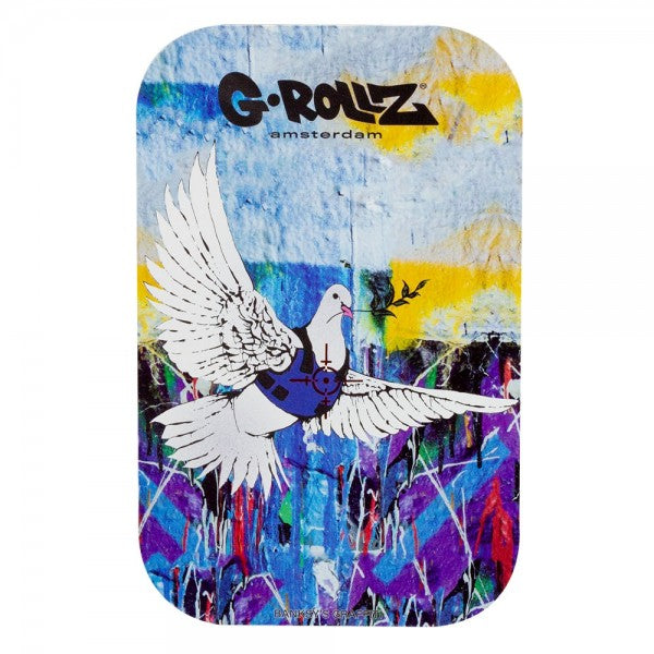 G-Rollz | Banksy's Graffiti Medium Tray with Magnet Cover 27.5 x 17.5 cm