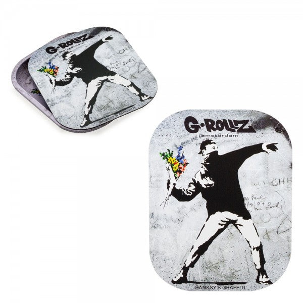 G-Rollz | Banksy's Graffiti Small Tray with Magnet Cover