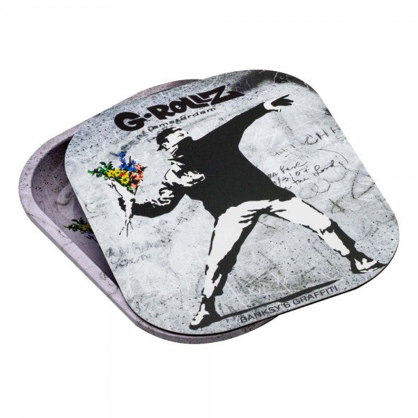 G-Rollz | Banksy's Graffiti Small Tray with Magnet Cover