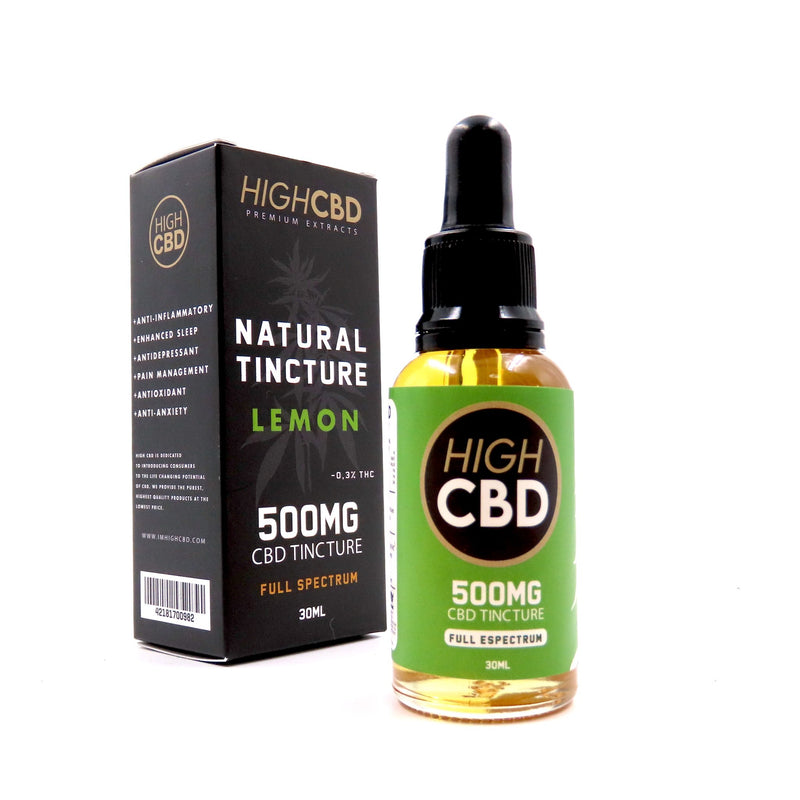 High CBD Tintura de CBD De Limón 500MG