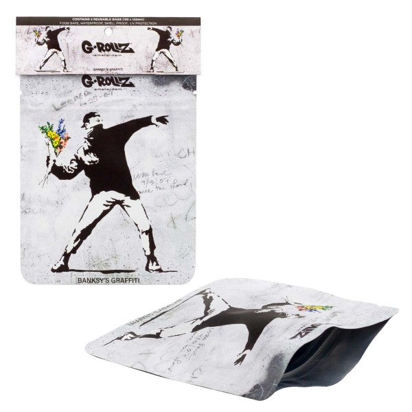 G-Rollz | Banksy's Smell Proof Bags - 8pcs per bag - 100 x 125mm