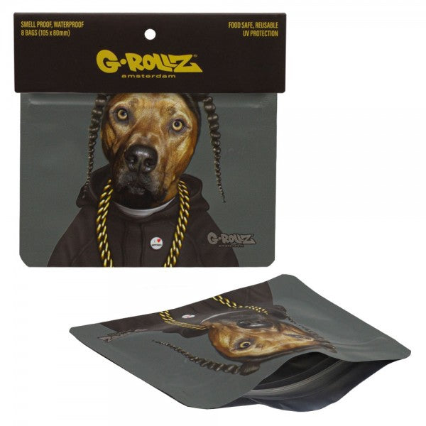 G-Rollz | Pet Rocks Smell Proof Bags - 8pcs per bag - 105 x 80mm