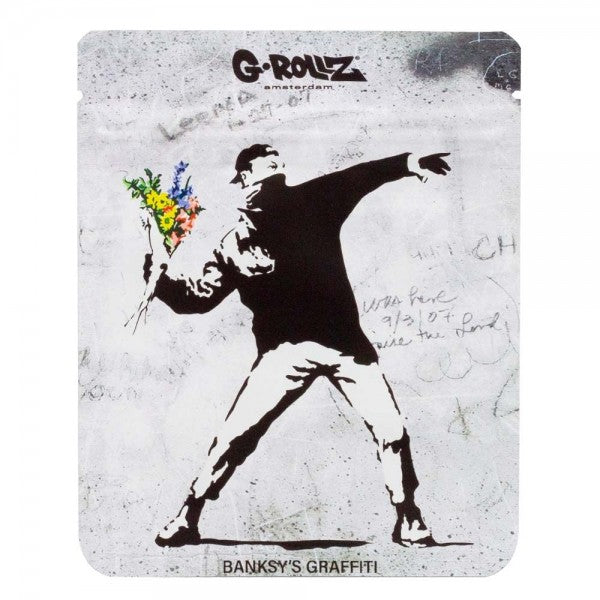 G-Rollz | Banksy's Smell Proof Bags - 8pcs per bag - 100 x 125mm