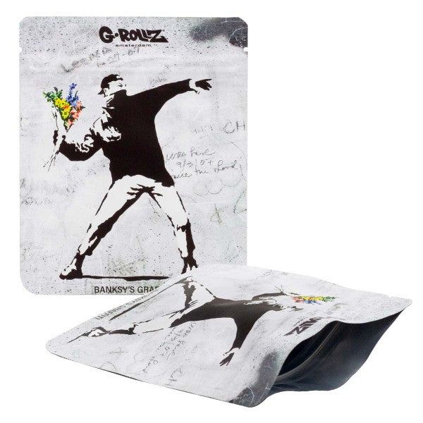 G-Rollz | Banksy's Smell Proof Bags - 8pcs per bag - 100 x 125mm