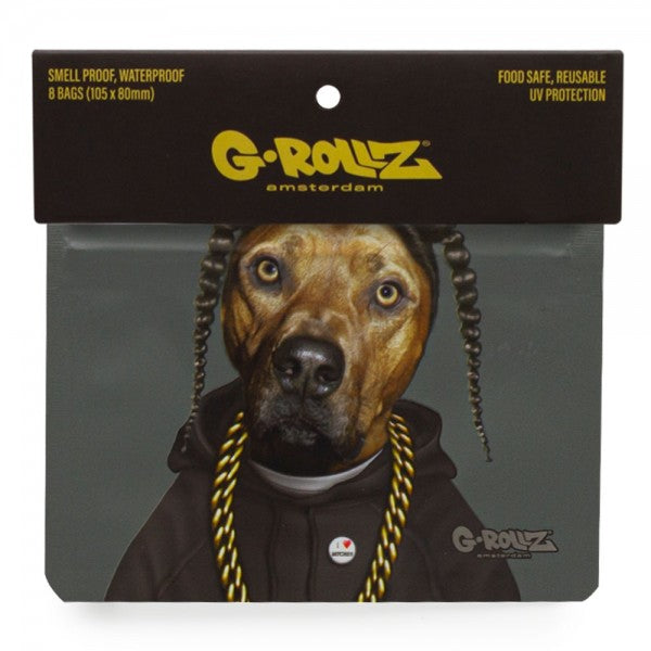 G-Rollz | Pet Rocks Smell Proof Bags - 8pcs per bag - 105 x 80mm