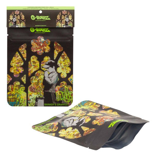 G-Rollz | Banksy's Smell Proof Bags - 8pcs per bag - 100 x 125mm