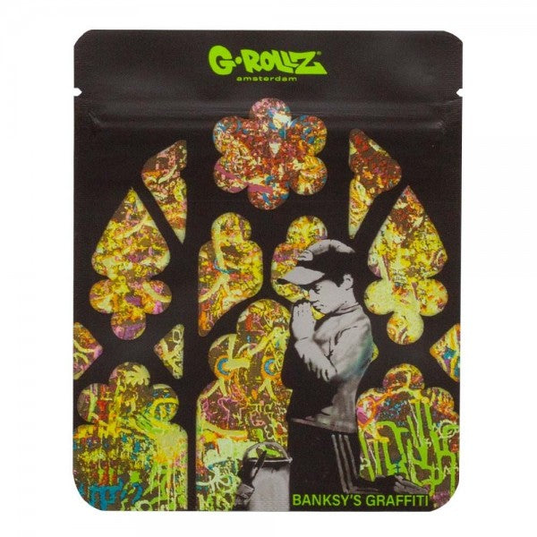 G-Rollz | Banksy's Smell Proof Bags - 8pcs per bag - 100 x 125mm