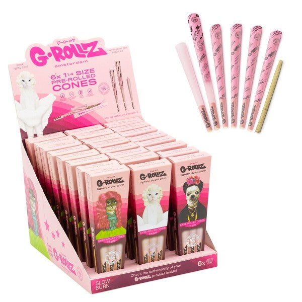 G-Rollz | Paper Cones 1 1/4 - 24ct. 6 Cones each