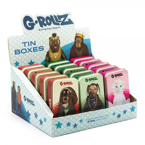 G-Rollz | Medium Storage Box Display 15ct. 11.5 x 6.5 x 2.3cm