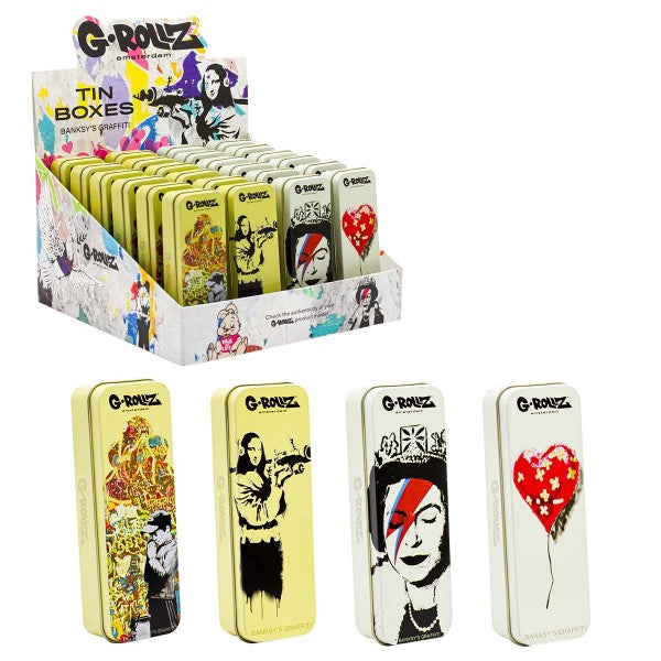 G-Rollz | Small Storage Box Display 24ct. 12x4x2.5cm