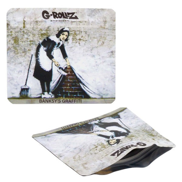 G-Rollz | Banksy's Smell Proof Bags - 10pcs per bag - 90 x 80mm