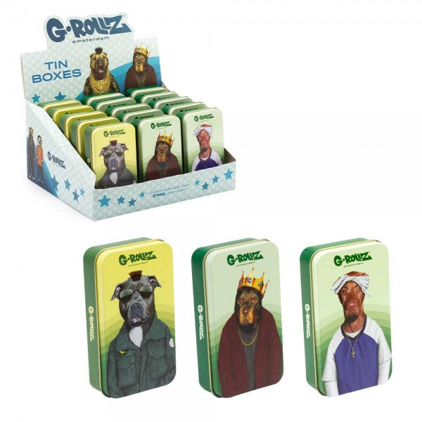 G-Rollz | Medium Storage Box Display 15ct. 11.5 x 6.5 x 2.3cm
