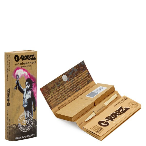G-Rollz Rolling Papers 1 1/4 + Tips 24 ct