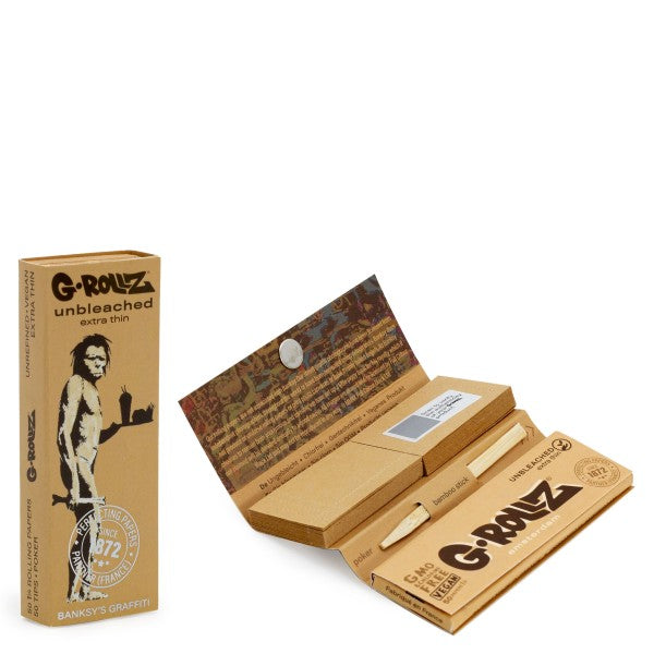 G-Rollz Rolling Papers 1 1/4 + Tips 24 ct