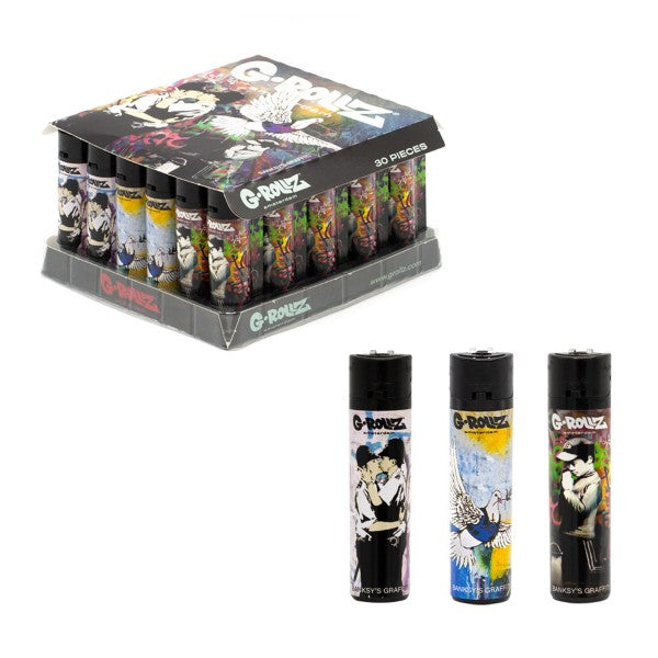G-Rollz | Banksy's Graffiti Ligthers 30ct per box
