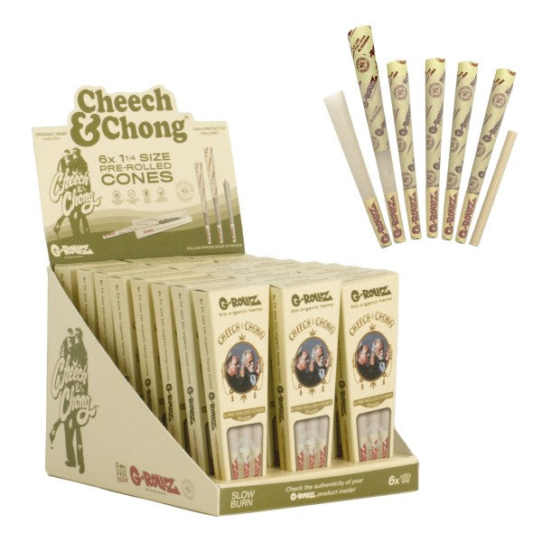 G-Rollz | Paper Cones 1 1/4 - 24ct. 6 Cones each