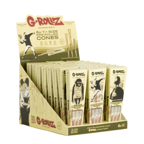 G-Rollz | Paper Cones 1 1/4 - 24ct. 6 Cones each