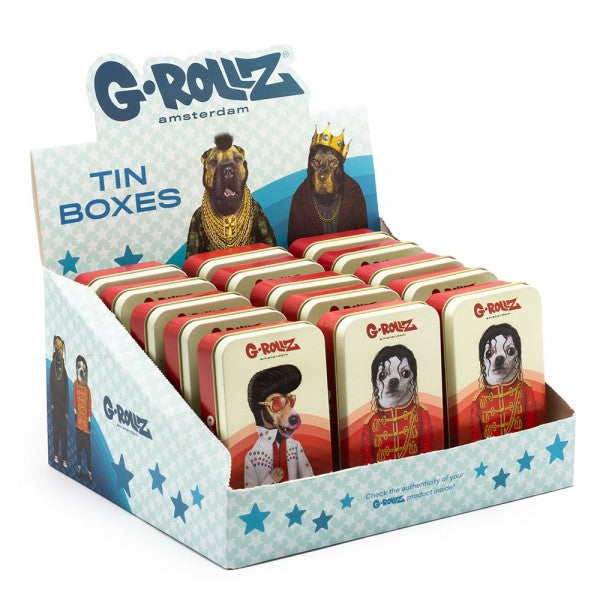 G-Rollz | Medium Storage Box Display 15ct. 11.5 x 6.5 x 2.3cm