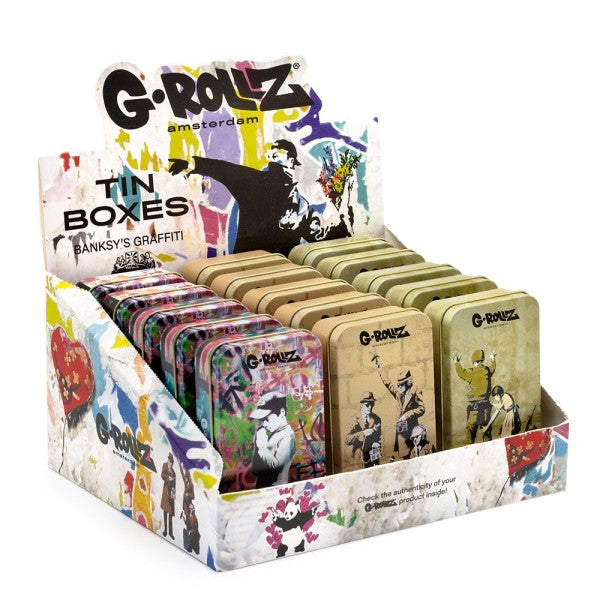 G-Rollz | Medium Storage Box Display 15ct. 11.5 x 6.5 x 2.3cm
