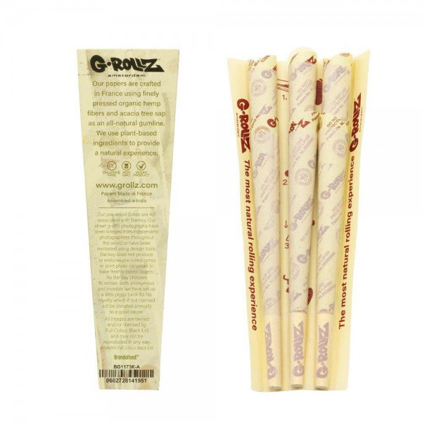 G-ROLLZ | Banksy's Graffiti  - 6 KS Cones In Each Pack and 24 Packs In Display