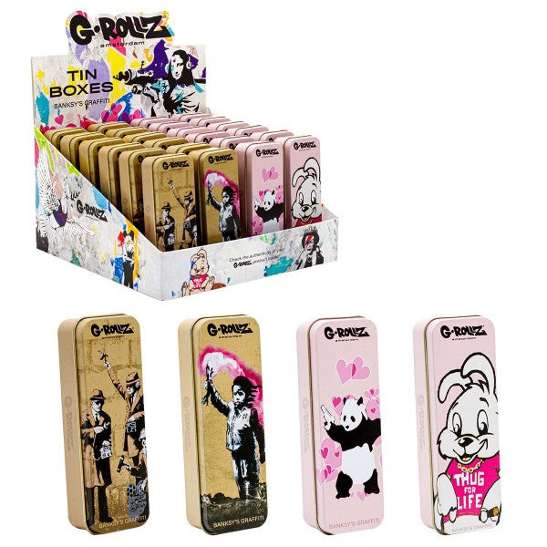 G-Rollz | Small Storage Box Display 24ct. 12x4x2.5cm