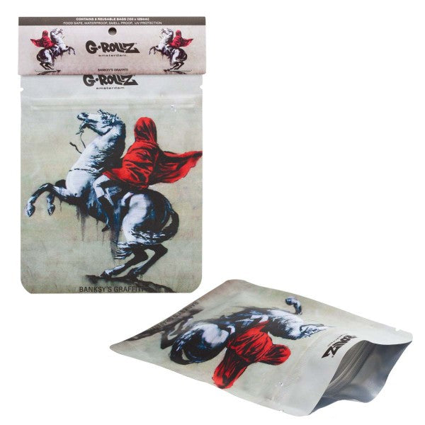 G-Rollz | Banksy's Smell Proof Bags - 8pcs per bag - 100 x 125mm