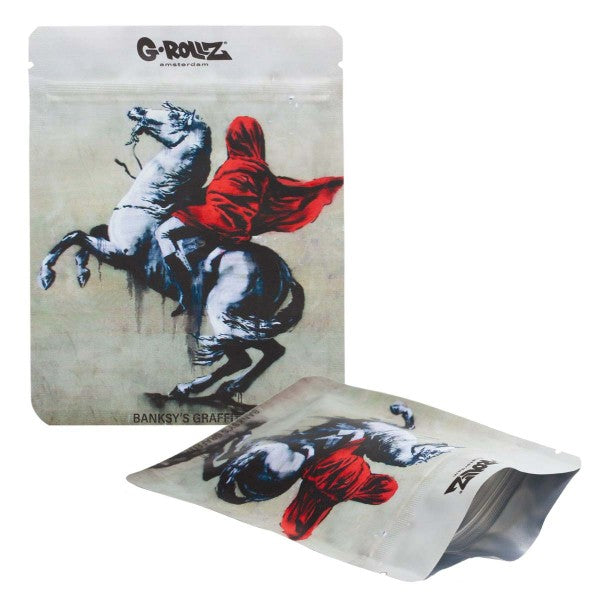 G-Rollz | Banksy's Smell Proof Bags - 8pcs per bag - 100 x 125mm