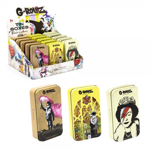 G-Rollz | Medium Storage Box Display 15ct. 11.5 x 6.5 x 2.3cm