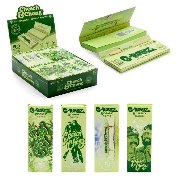 G-Rollz Rolling Papers 1 1/4 + Tips 24 ct