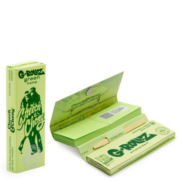 G-Rollz Rolling Papers 1 1/4 + Tips 24 ct