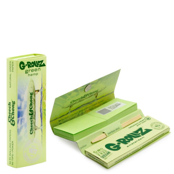 G-Rollz Rolling Papers 1 1/4 + Tips 24 ct
