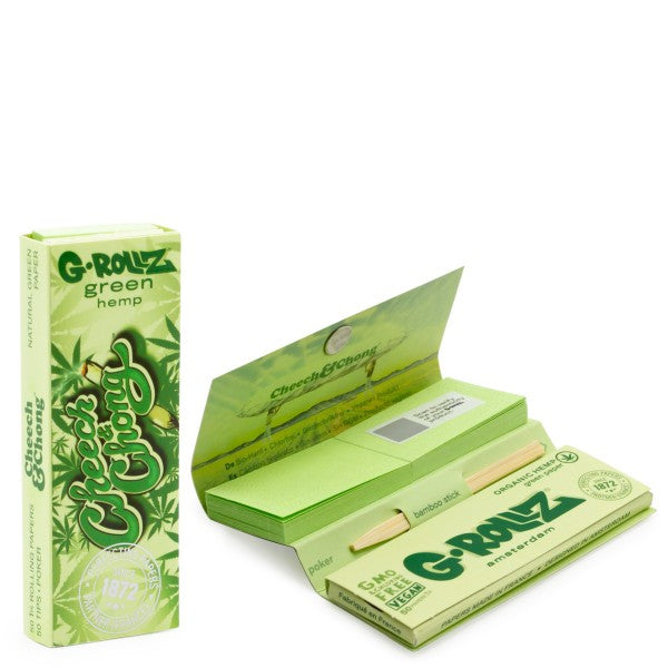 G-Rollz Rolling Papers 1 1/4 + Tips 24 ct