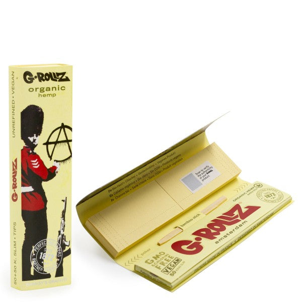 G-Rollz Rolling Papers KS + Tips 24 ct
