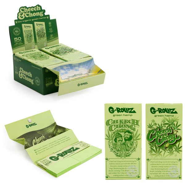 G-rollz | | Cheech & Chong KS Papers + Tips + Tray 16ct