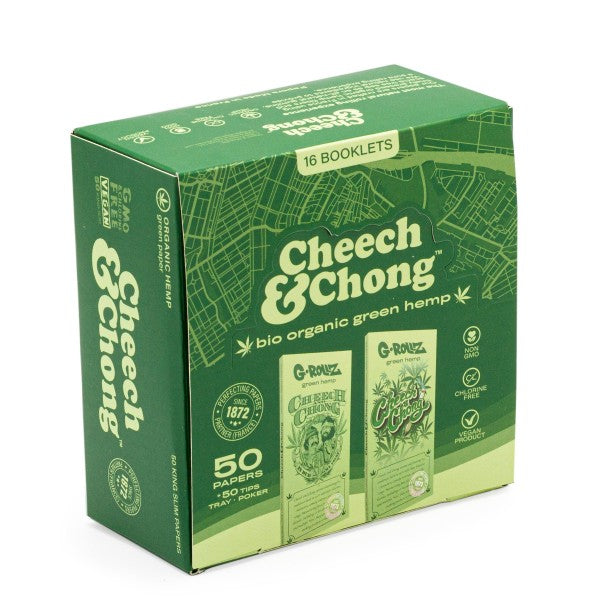 G-rollz | | Cheech & Chong KS Papers + Tips + Tray 16ct