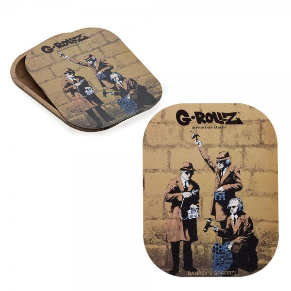 G-Rollz | Banksy's Graffiti Small Tray with Magnet Cover