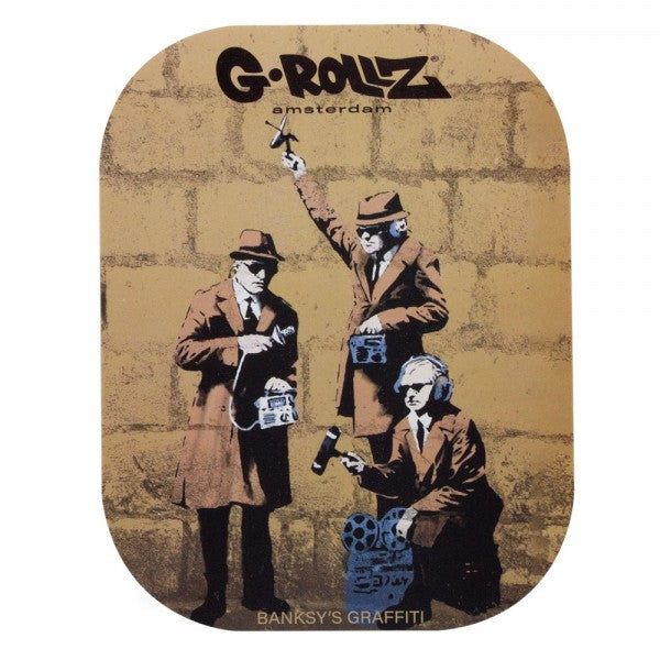 G-Rollz | Banksy's Graffiti Small Tray with Magnet Cover
